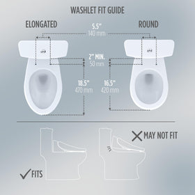TOTO WASHLET KS6 warm air dryer for quick post-cleaning drying