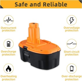 Totoplus 5.0Ah battery pack for 18V DeWalt cordless tools
