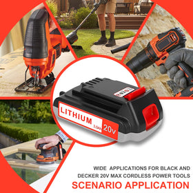Totoplus battery powering a hedge trimmer in use