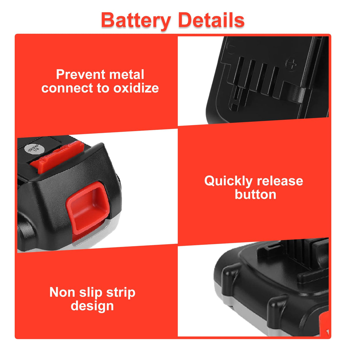Totoplus LBXR20 series compatible battery in toolkit
