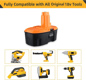 Totoplus wide DeWalt 18V compatibility across models