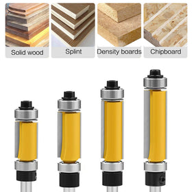 Totowood 4 piece flush trim set for versatile edge work