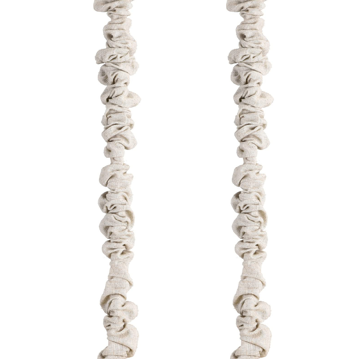 TOUERZO fabric cord cover 6ft natural linen to conceal wires neatly.