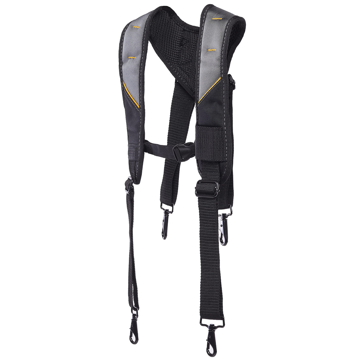 ToughBuilt ClipTech system in action clips pouch securely for quick access