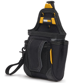 ToughBuilt ClipTech Warehouse Pouch stitching close-up shows reinforced seams