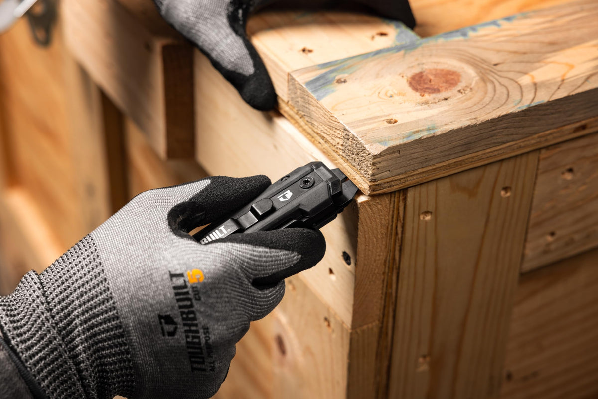 ToughBuilt H4-12-IST durable multitool for flooring, electrical, and construction tasks.