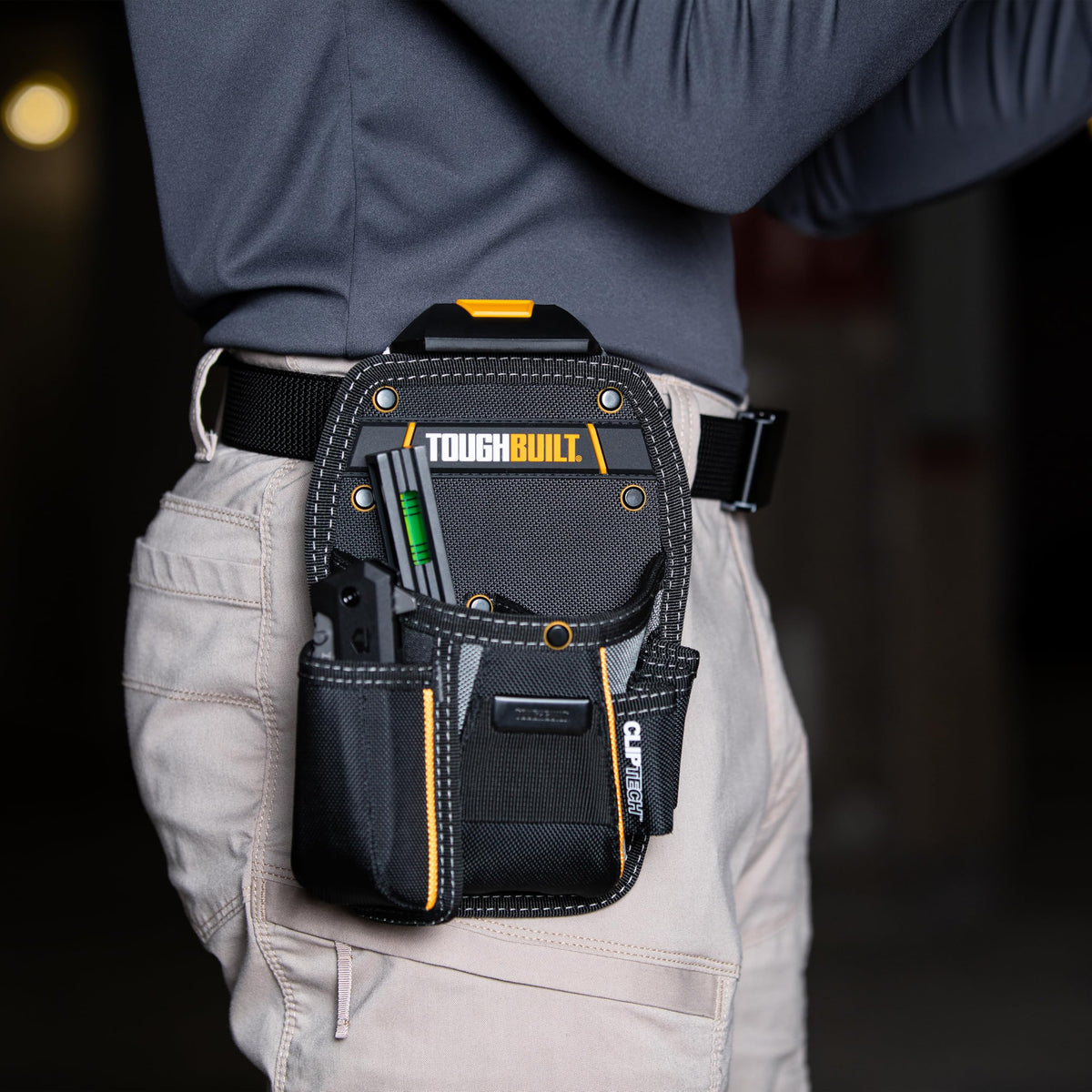 Limited lifetime warranty emblem indicating durable ToughBuilt gear