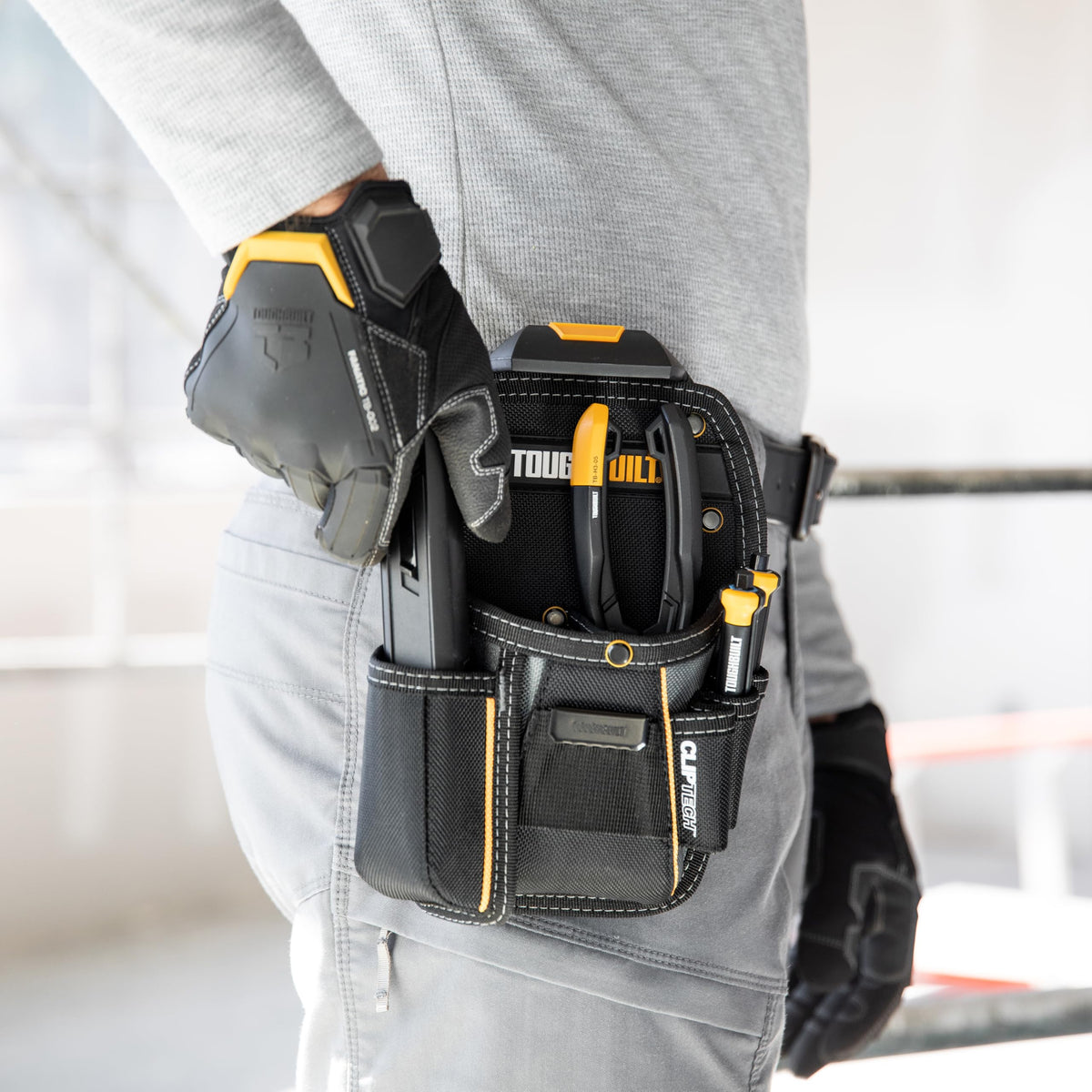 Reinforced rivets enhance long-term reliability of the clip-on holster