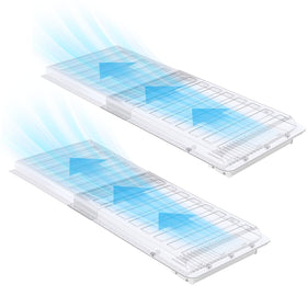 Touri 2-pack magnetic air vent extender under furniture for targeted airflow