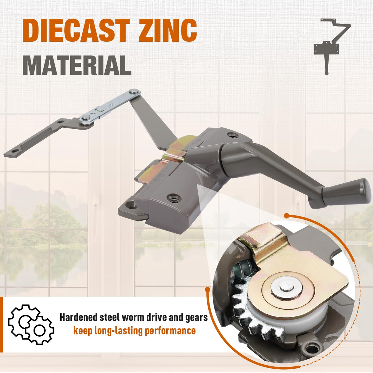Touri Split Arm Operator steel arm for reliable performance