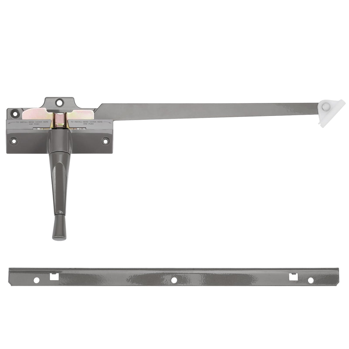 Touri straight arm operator for left-crank window with 8-3-8 inch arm improves smooth operation