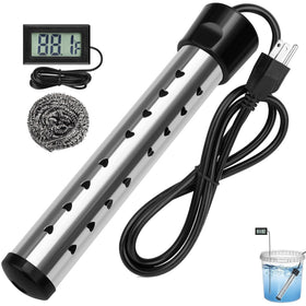 Touwenzd 2000W immersion heater overview showing fast heating for quick hot water.