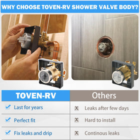 4-port connection flexibility suits common plumbing configurations