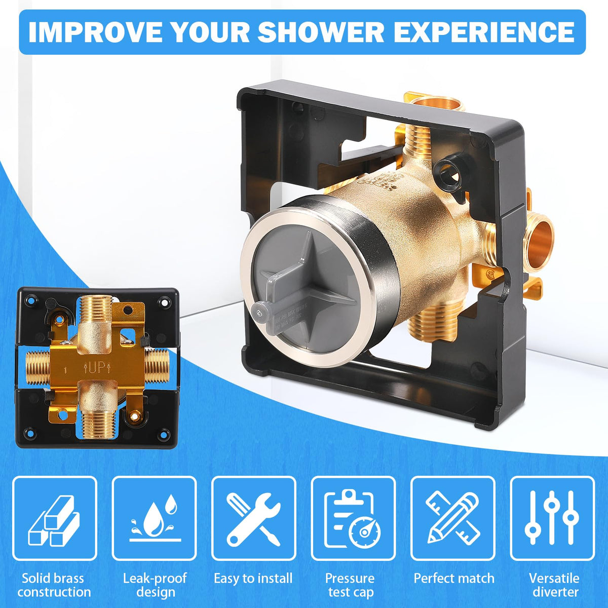Lead-free forged brass for long-lasting, leak-free performance