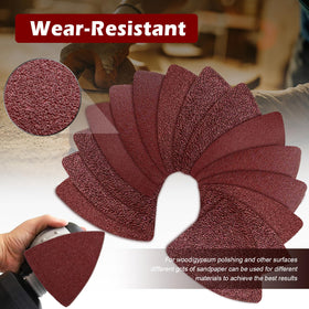 Towbluii 80mm sanding pads 100pc for broad surface sanding