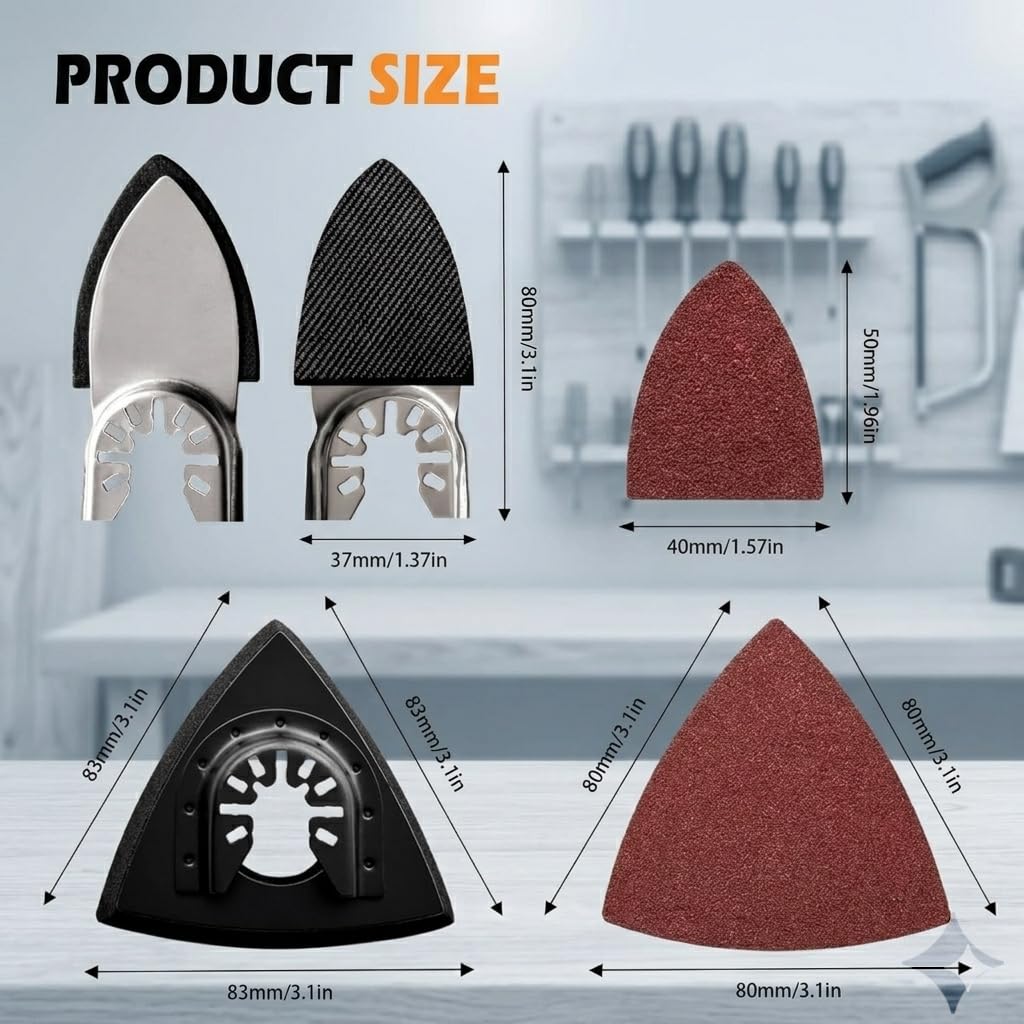 Towbluii aluminum oxide abrasive delivering long-lasting performance on wood and paint.