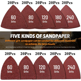 Towbluii finger sanding pad 4pc for tight spots and edges