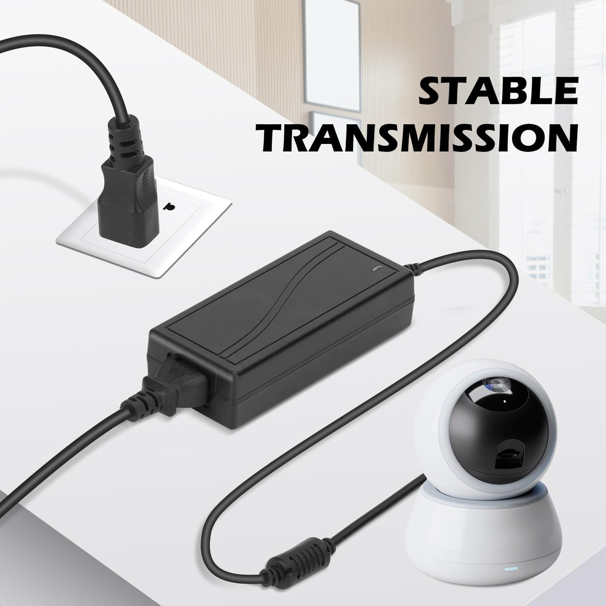 Towisituati 24V power supply in use across LED strips CCTV printers