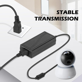 Towisituati 24V power supply in use across LED strips CCTV printers