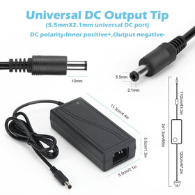 Towisituati 24V power supply wiring compatibility and quick-connect features