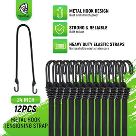 Towmax UV-resistant bungee rope reflects long-lasting outdoor performance.