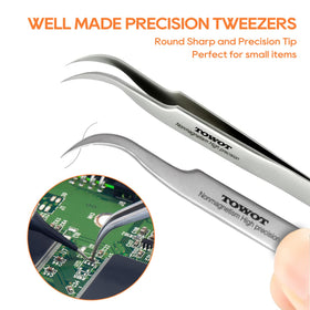 TOWOT heat-resistant tips withstand soldering tasks with steady control.
