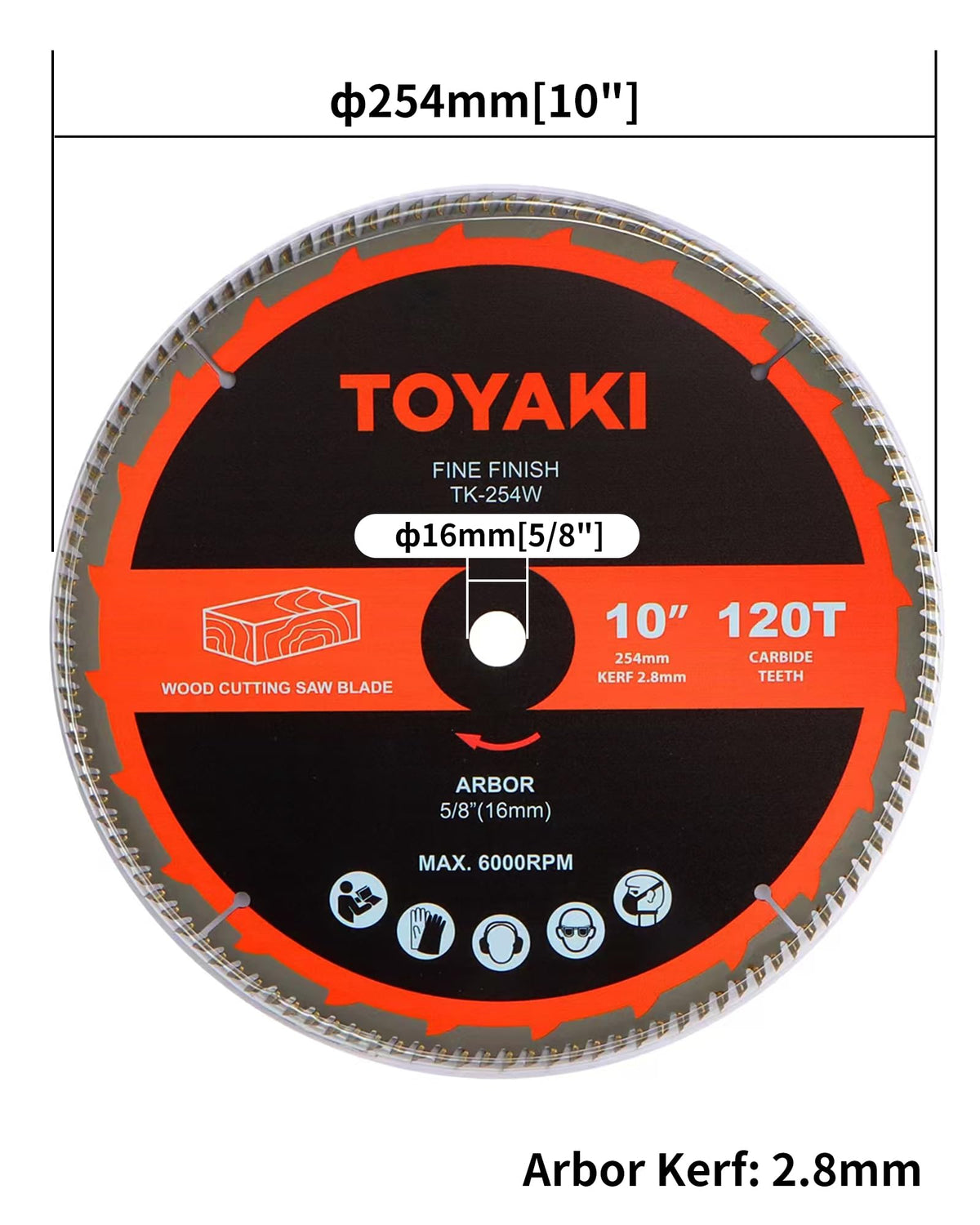 Toyaki blade with reduced vibration for precise, smooth cuts