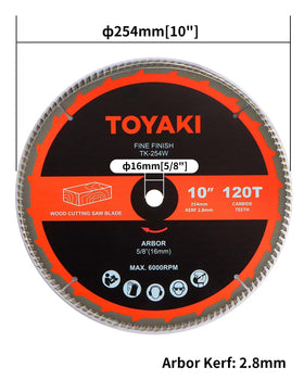 Toyaki blade with reduced vibration for precise, smooth cuts