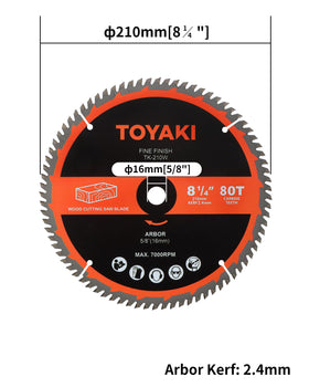 TOYAKI 8-1/4-inch blade balanced body for stable, precise cuts.