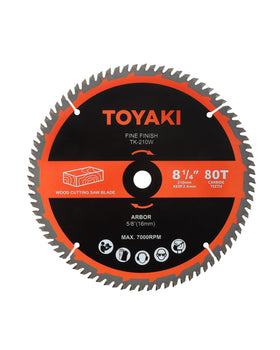 TOYAKI 8-1/4-inch blade teeth deliver ultra-fine finishes on woodworking projects.