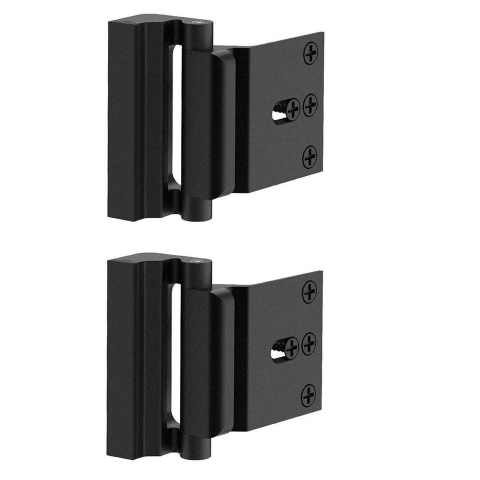 TOYFUL 2-pack door reinforcement locks mounted for added security.