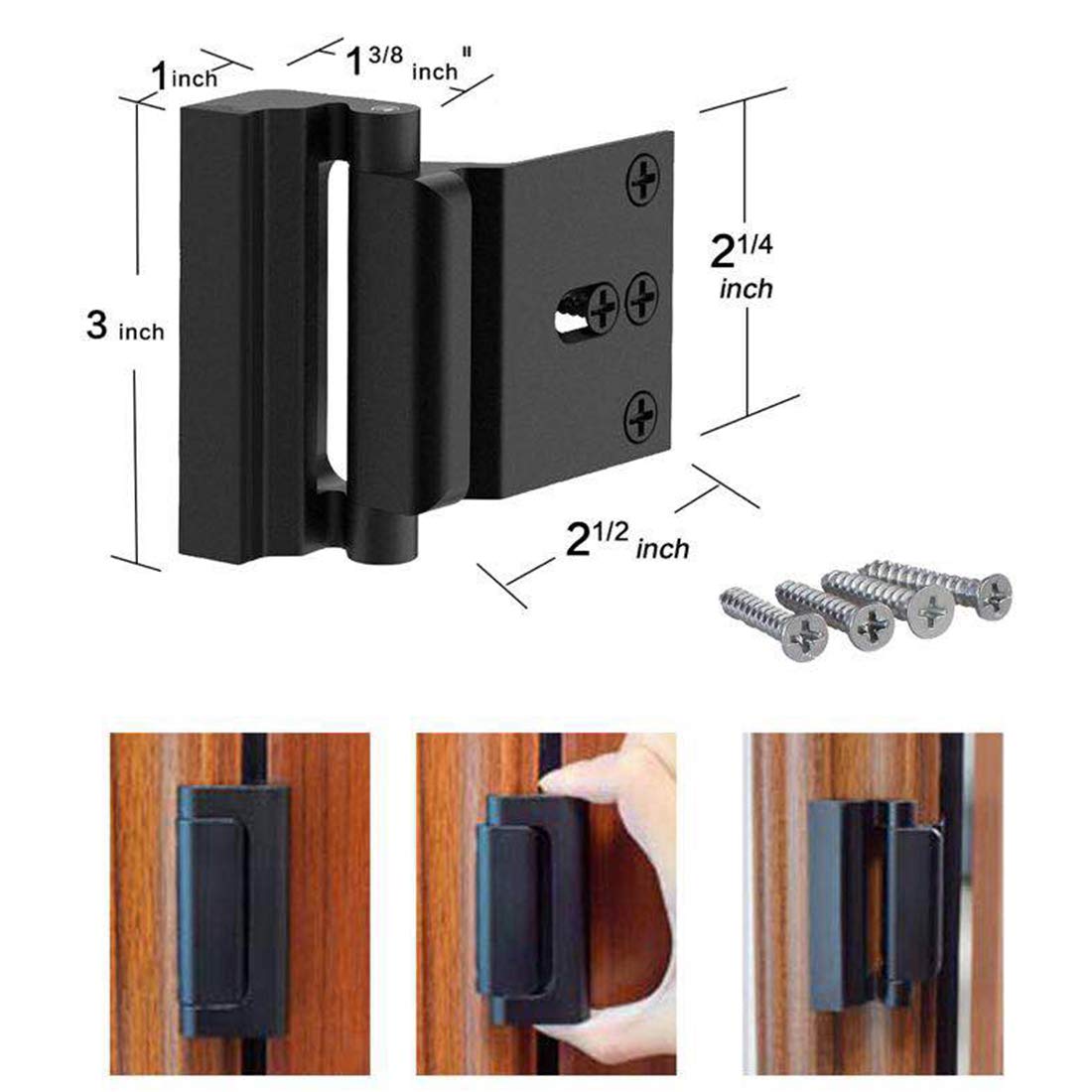 TOYFUL 8 screws included for quick, secure mounting.