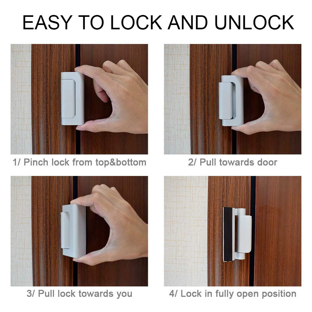 TOYFUL heavy-duty construction ensures durable protection on entry doors.