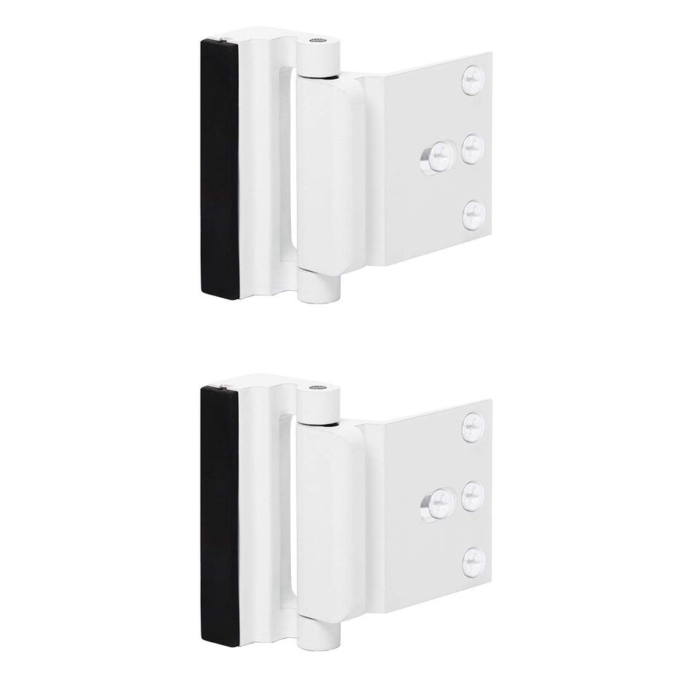 TOYFUL reinforcement lock on door shows 800 lb strength for enhanced security.