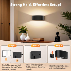 ToyGlee up-down wall mount light for flexible placement.