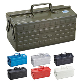 TOYO ST-350MG steel toolbox front view for compact, organized tool storage.