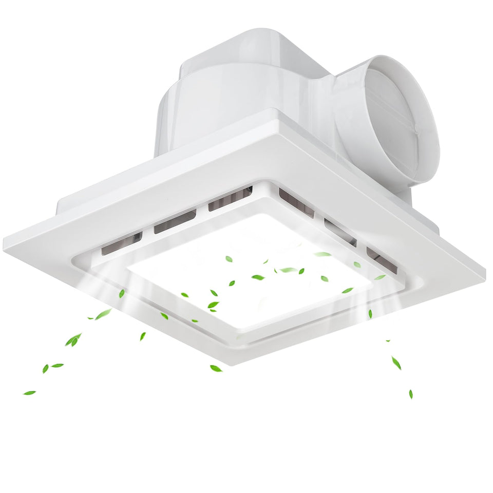 TOYOUSEA 10-inch exhaust fan front view for effective bathroom ventilation.