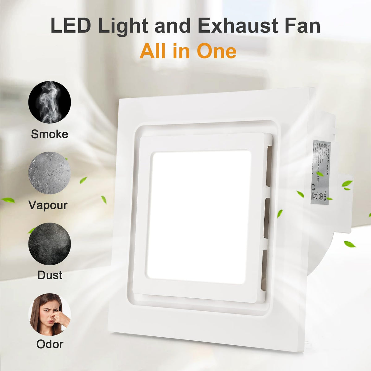 TOYOUSEA anti-fog dehumidification feature keeps mirrors clear after showers.