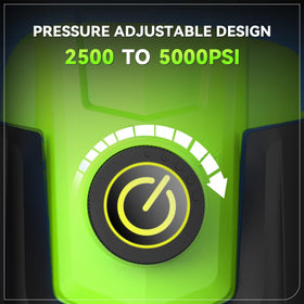 Toyqqeow pressure washer with four nozzles and quick-connect options