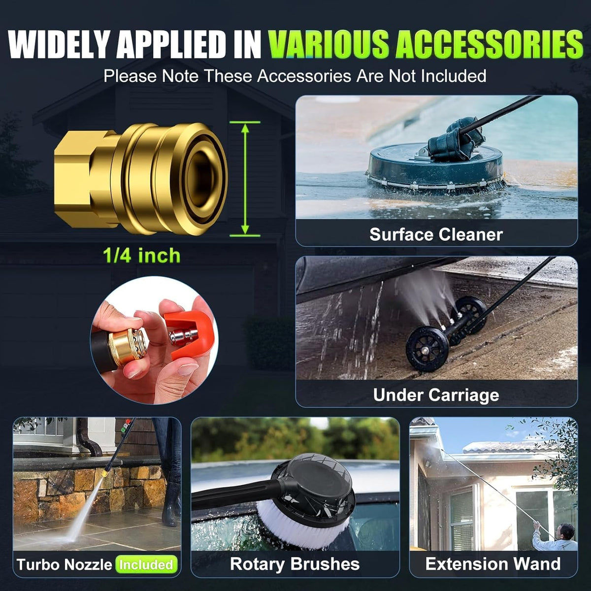 Toyqqeow hose reel and storage hook for accessories