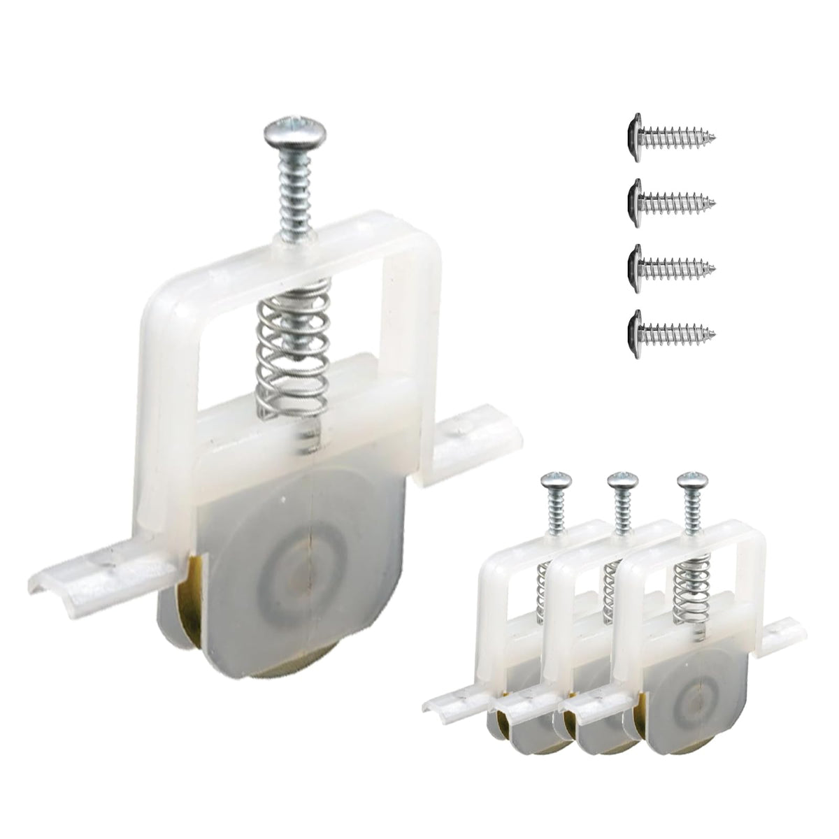Toyvarnix 4-pack sliding door rollers for smooth glide