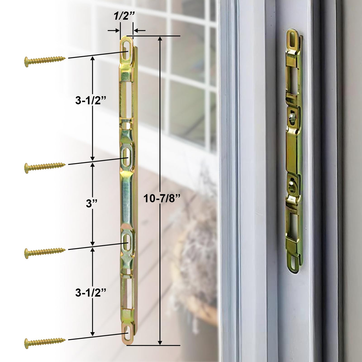 TPard dual-hook mortise lock with extra security