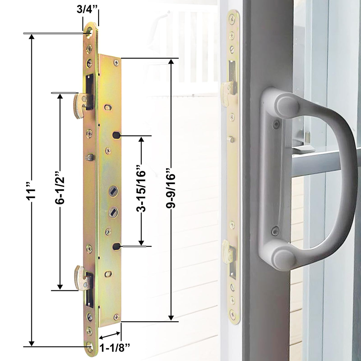 TPard lock keeper showing reliable latch engagement for sliding doors