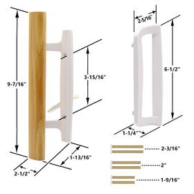 TPard zinc exterior pull provides a smooth, comfortable grip for daily door use.