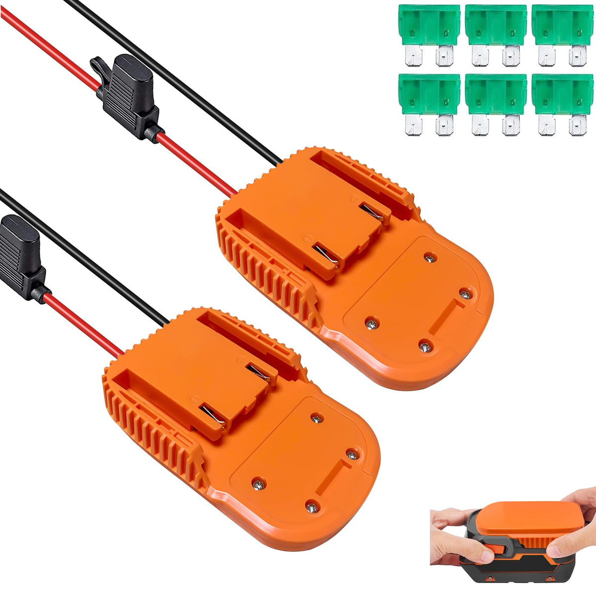 TPDL power wheels adapter linking Ridgid 18V battery to models for high-power upgrades