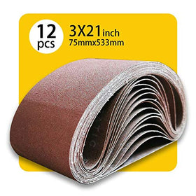 TPmax 12-pack sanding belts for shop-ready projects