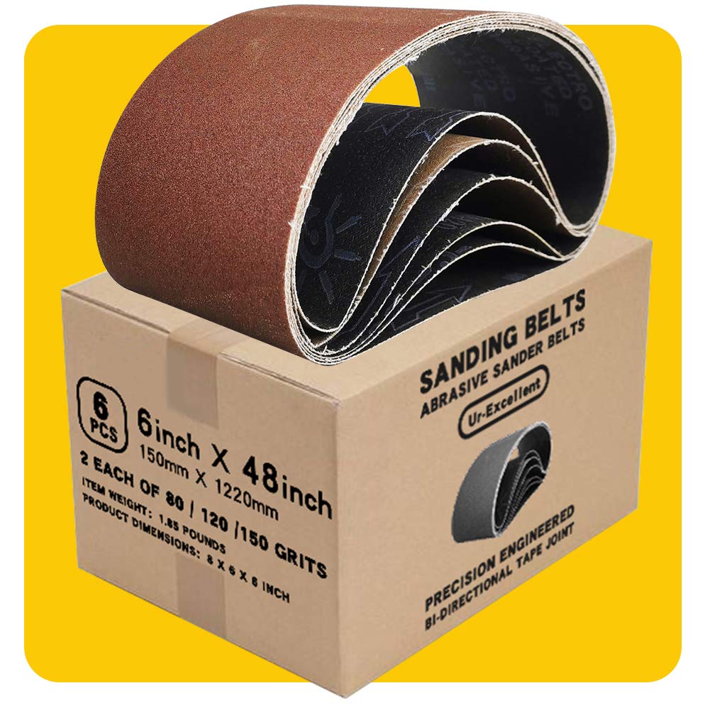 TPmax 80-grit sanding belt closeup for smooth wood finishing