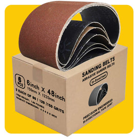 TPmax 80-grit sanding belt closeup for smooth wood finishing