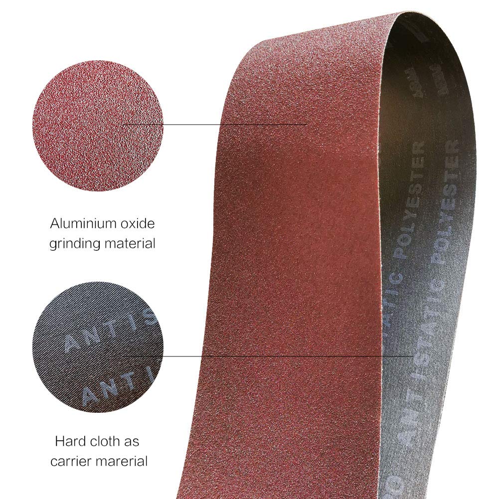 TPmax antistatic and washable belt resists loading during long sanding sessions.