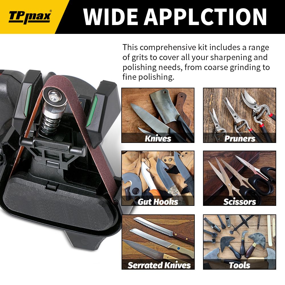TPmax 3000 grit pyramid belt for ultra-fine polish and edge refinement